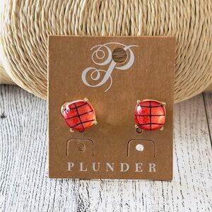 New Plunder Basketball Theme Earrings